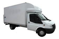 Van Hire Gosforth - White Ford Luton Box with Tail Lift - Van hire Gosforth
