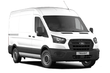 Van Hire Gosforth - White Ford Transit Medium Wheel Base - Van hire Gosforth